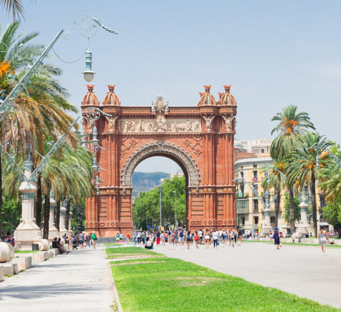 Arc de Triomf Hoteles Barcelona España