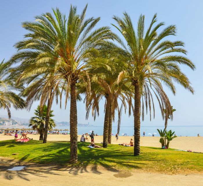 Playa de la Malagueta Hoteles Andalucía España