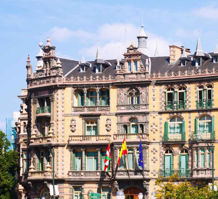 Atracción Plaza Moyúa en Bilbao