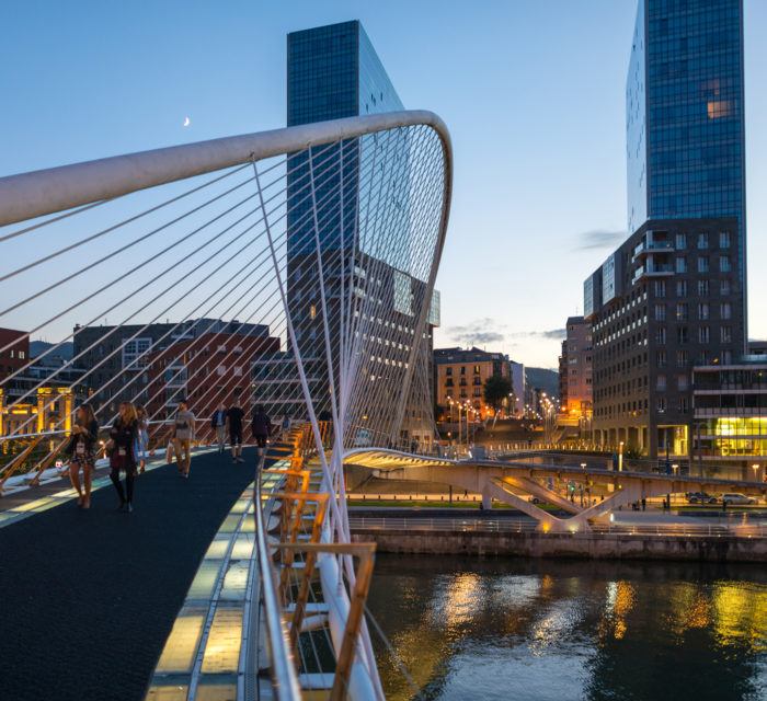 Puente El Zubizuri hoteles en Bilbao
